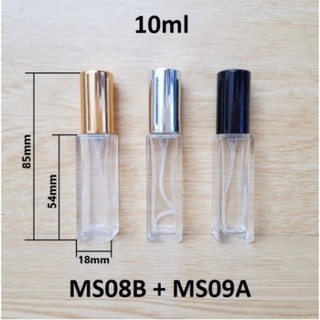 Combo 3 chai lọ chiết nước hoa vuông 10ml