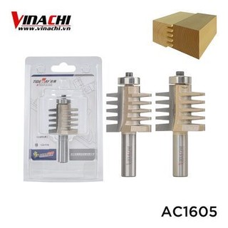 Mũi ghép ván răng lược tideway ac1605 cốt 12.7mm - 1 mũi