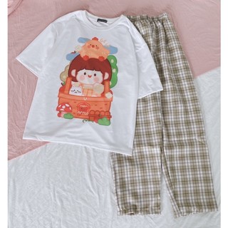 Set bộ cô bé và chú gà con