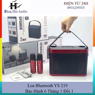 Loa bluetooth hát Karaoke Ys 219 kèm 2 mic