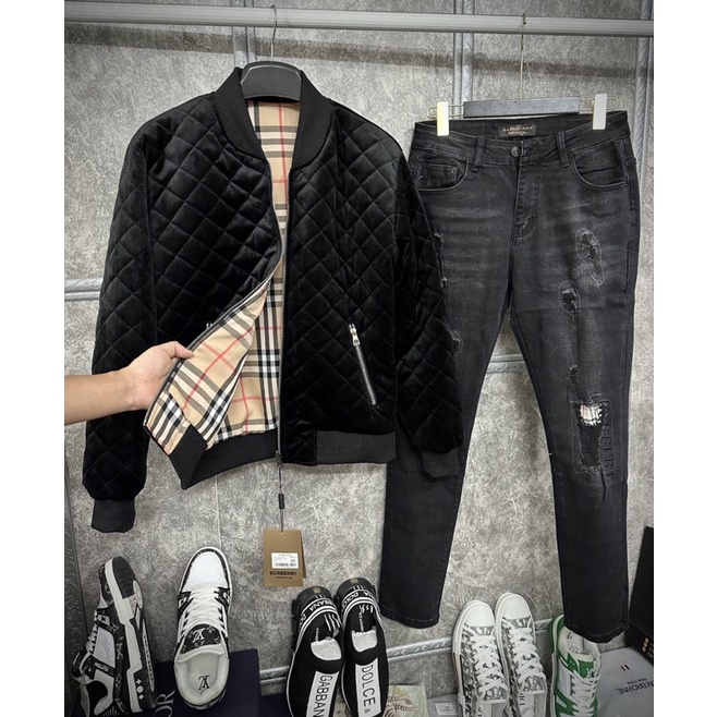 Áo khoác Nhung B.B.R 2 mặt hàng hiếm