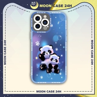 Ốp lưng iphone cạnh vuông Moon Case Gấu Trúc Cute 7/7plus/8/8plus/x/xs/11/12/13/14pro/max/plus/promax