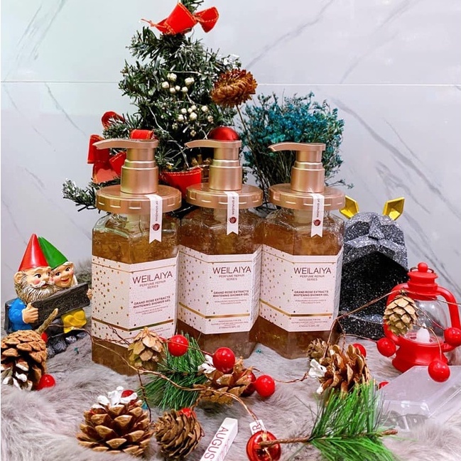 Sữa Tắm Nước Hoa Weilaiya Chính Hãng Tủy Mật Hoa Hồng Damask 450ml Hương Thơm Quyến Rũ Thơm Lâu Hơn Nước Hoa