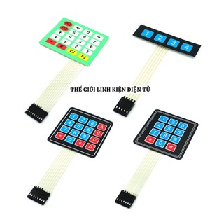 Bàn phím mềm ma trận keypad matrix 1x4 3x4 4x4 4x5