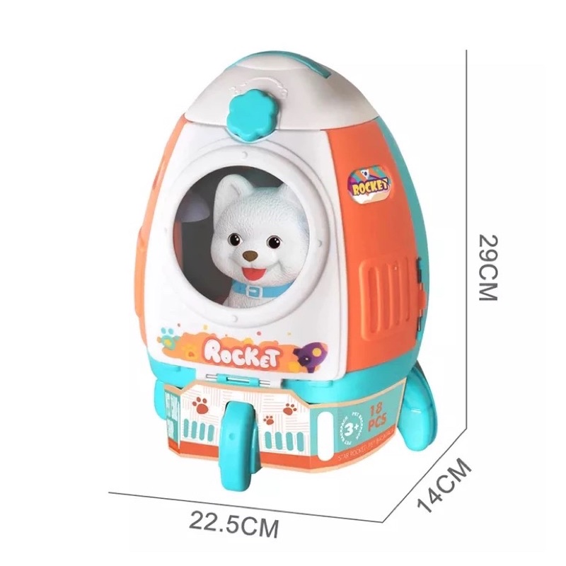 Balo thú cưng cho bé mẫu phi thuyền