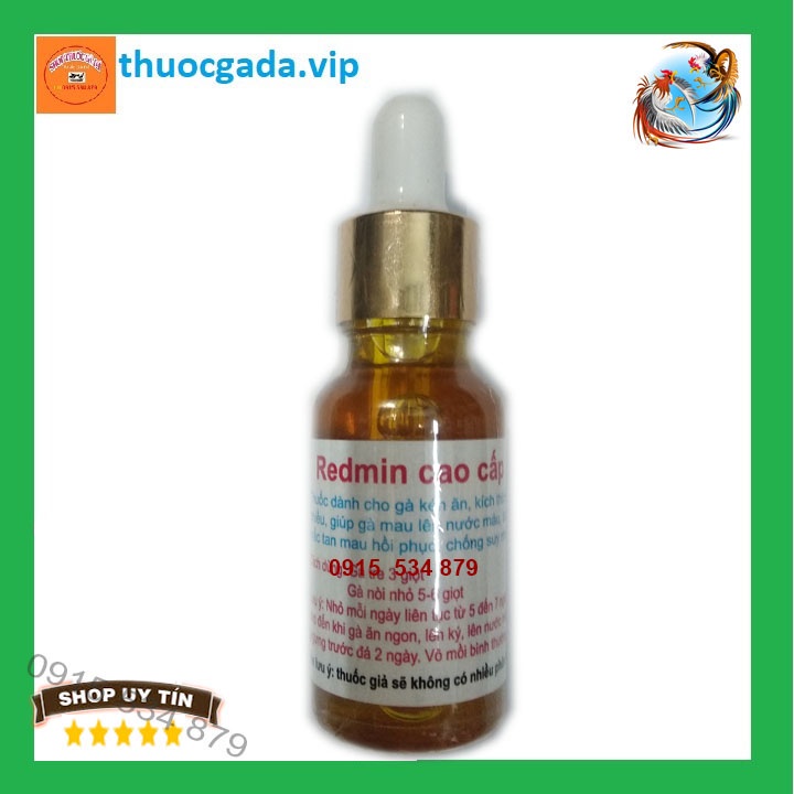 Redmin vàng cao cấp 20ml dinh dưỡng nuôi gà đá