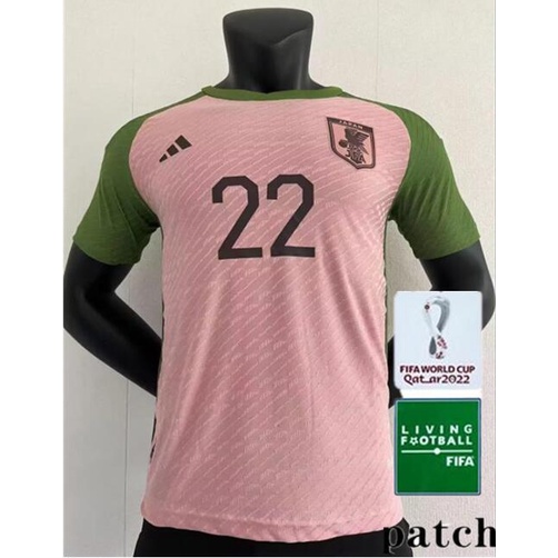 Áo Bóng Đá Đội Tuyển Nhật Bản 22 / 23 Phiên Bản Đặc Biệt Màu Hồng 2022 Cho Nam