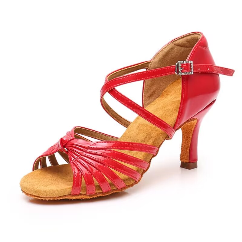 Giày Cao Gót Nhảy Latin Cao 8.5cm Đế Mềm Cho Nữ