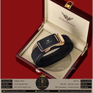Thắt lưng nam cao cấp WilliamPOLO , dây nịt nam cao cấp ROYAL.ARTDUCDO - ART04