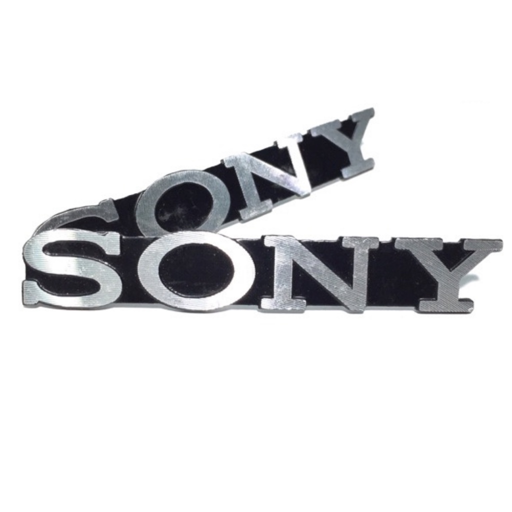 Tem logo Sony nhôm dán loa dán tivi