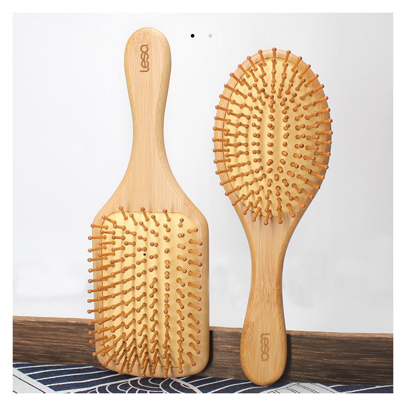 Lesa Cây tre lược đệm hơiLược túi khí massage lược chải tóc