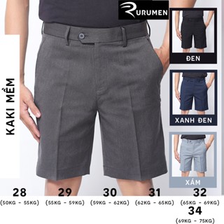 Quần Nam Short Kaki Quần Tây Nam Rayman RURUMEN Quần Đùi Ngắn Tây Âu Sort VNXK Sang Trọng - QB392