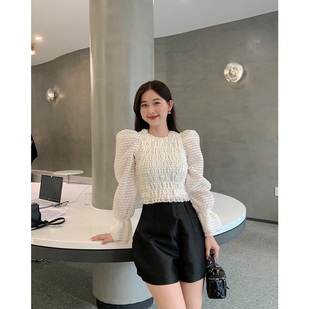 Áo nhún tay bồng