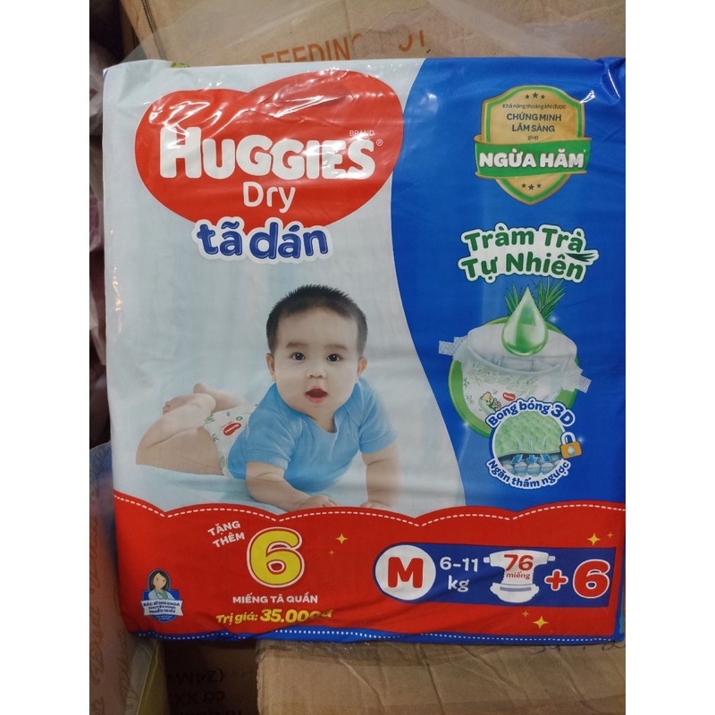 Tã dán huggies M76