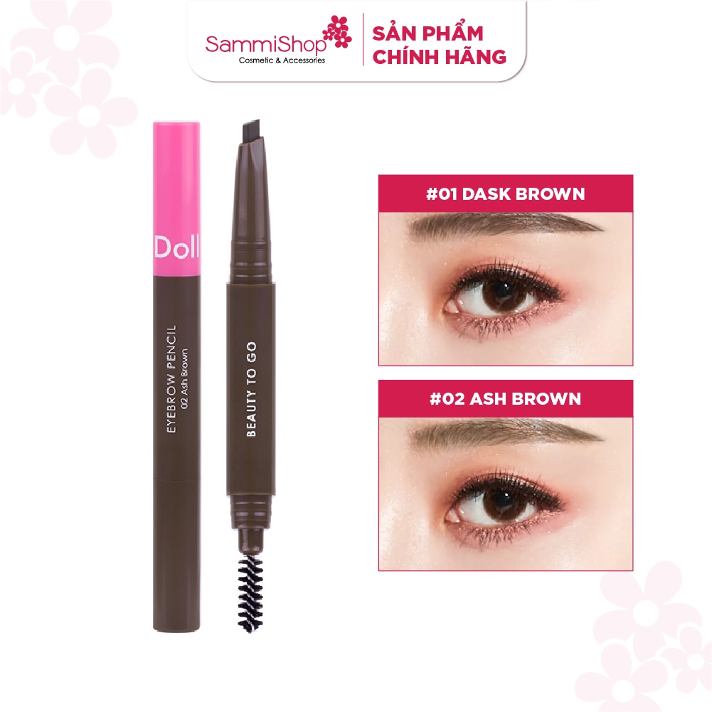 Chì kẻ mày Cathy Doll Beauty To Go Economy Eye Brow Pencil 0.16g