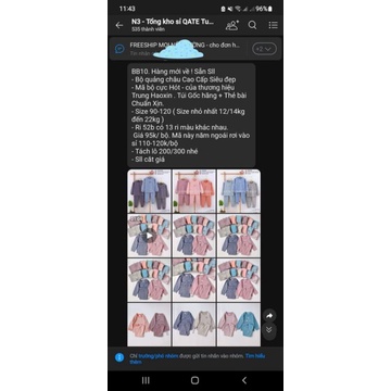 Bộ quần áo trẻ em Siêu phẩm hãng haoxin cao cấp từ 11-20kg