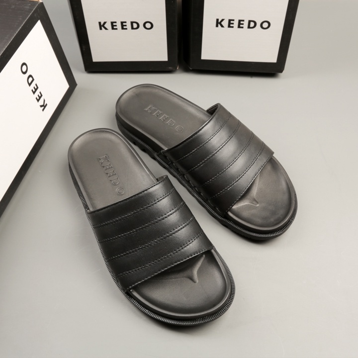Dép Nam May Sẵn Cao Cấp Da Bò Thật KEEDO KD5514
