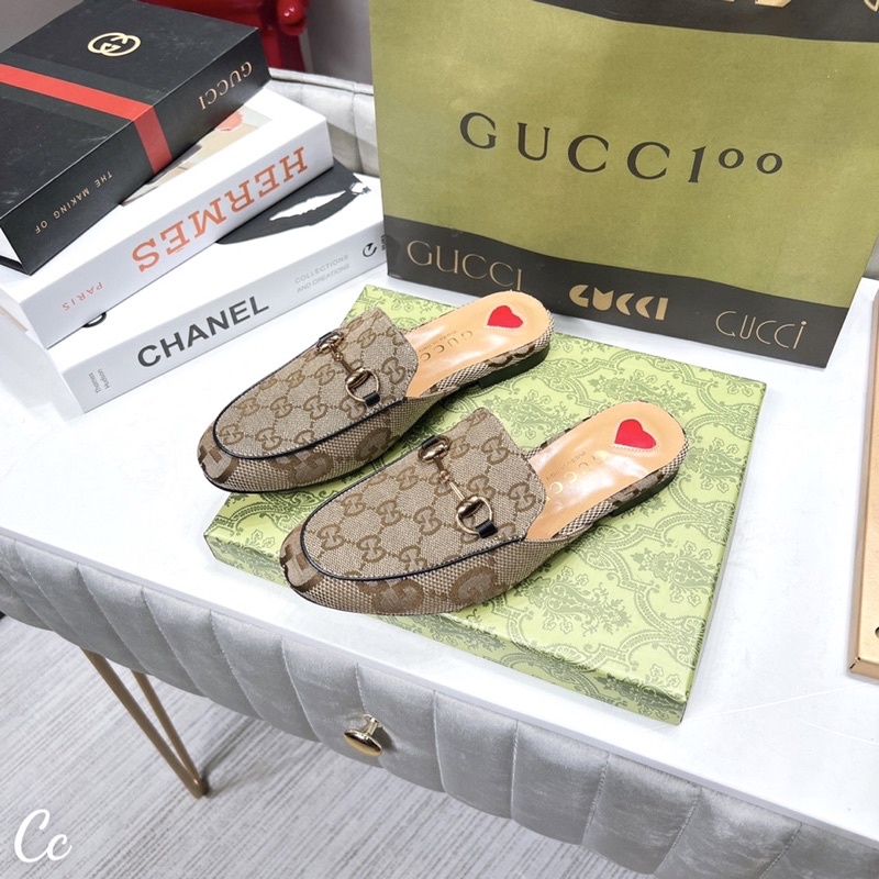 Sục Gucci Hoạ Tiết Nâu Full Size 35-39  -  By Anh Dinh Phuong
