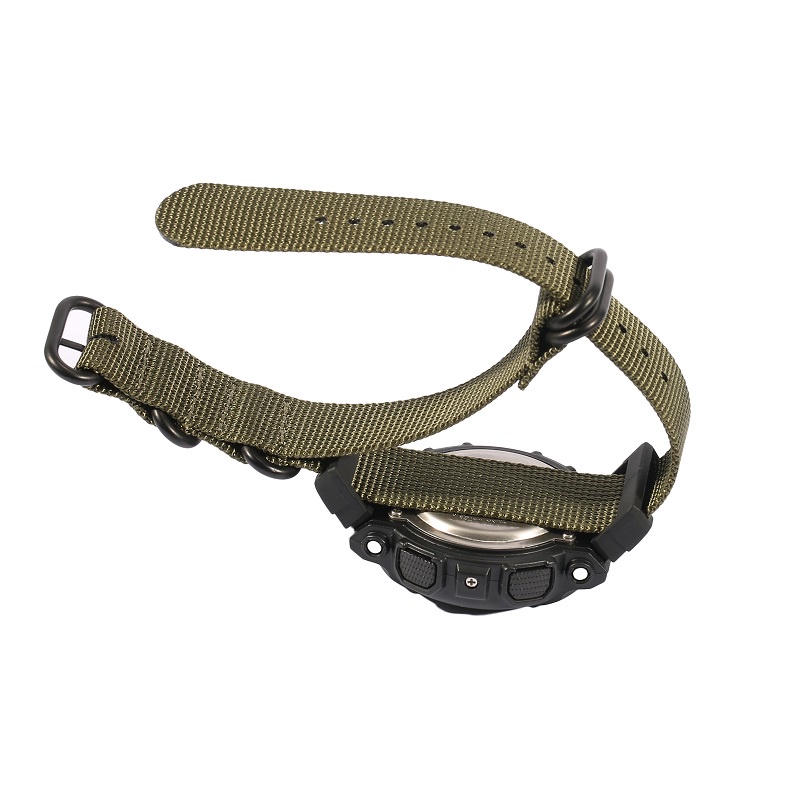 Dây Đeo Nylon 16mm Cho Đồng Hồ Casio G-Shock GA120 GA100 5600 GWM5610 DW6600