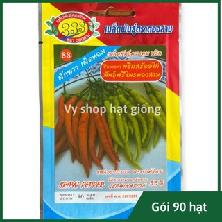 Hạt giống ớt tằm rủ sripai siêu cay thái lan gói 90 hạt