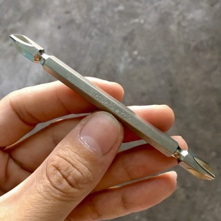 Mũi bắn vít 2 đầu bake trắng standard PH2x100mm