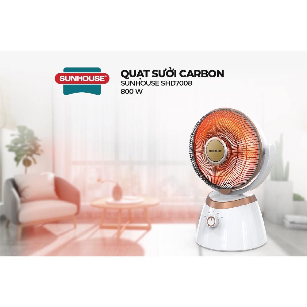 Quạt sưởi carbon SUNHOUSE SHD7008