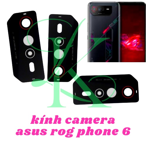 Kính camera Asus Rogphone 6 kèm keo dán