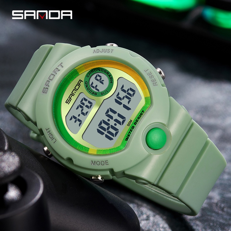 Đồng Hồ Điện Tử Thể Thao SANDA Đa Năng Chống Thấm Nước SD6035-7