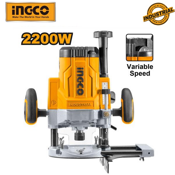 MÁY PHAY GỖ INGCO 2200W 12.7mm RT22008