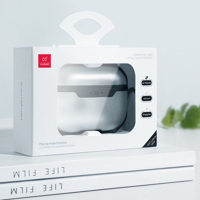 Ốp XUNDD dùng cho tai nghe AirPods Pro 2 / AirPods Pro / AirPods 3 / 2 / 1 Chống sốc