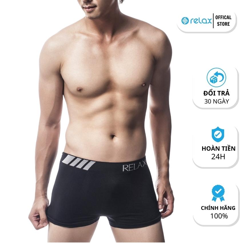Quần lót nam relax dệt kim cao cấp , quần sịp nam relax dệt kim , quần sịp đùi nam relax dệt kim rltk14