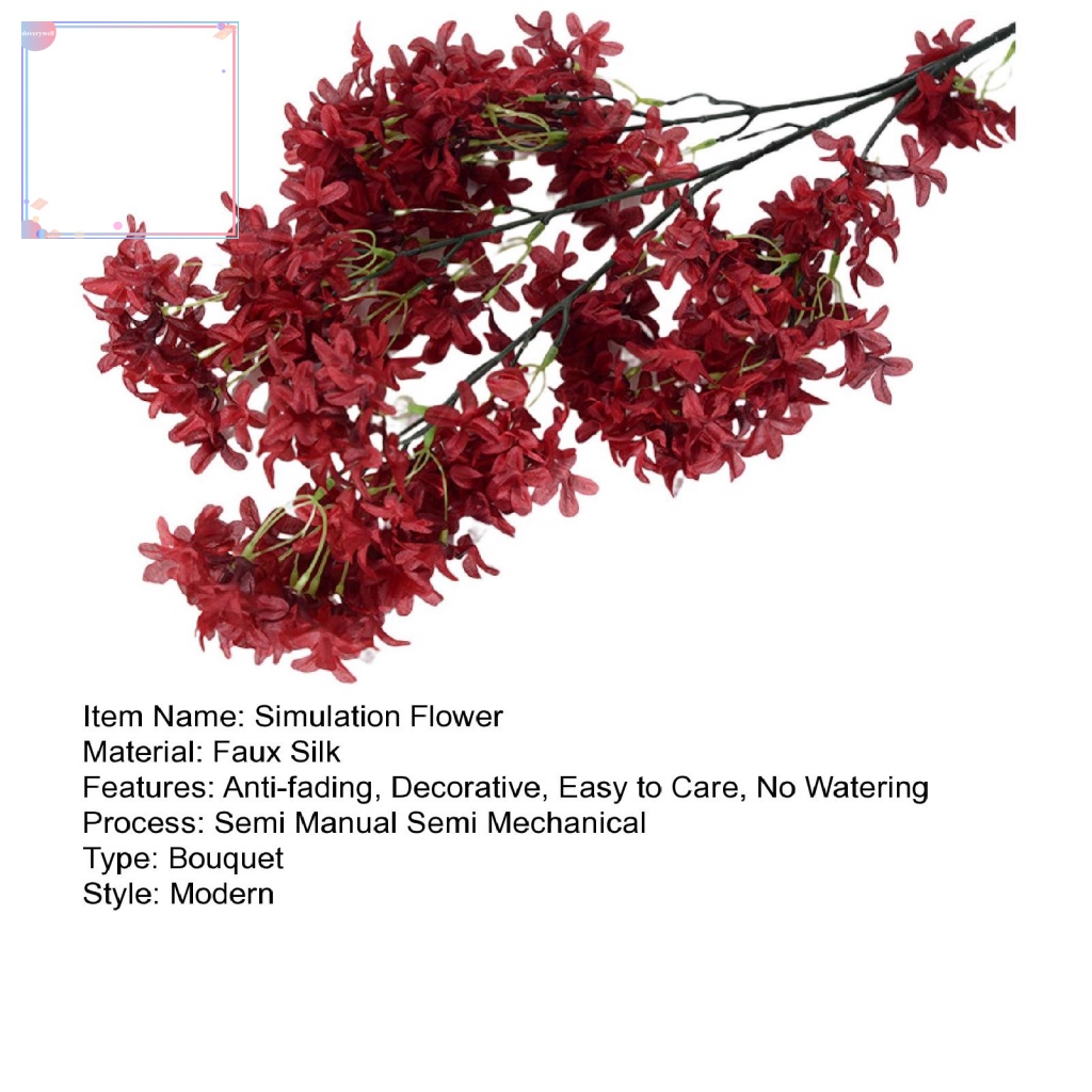 1 Chùm Hoa Anh Đào Giả Để Bàn Trang Trí Nội Thất