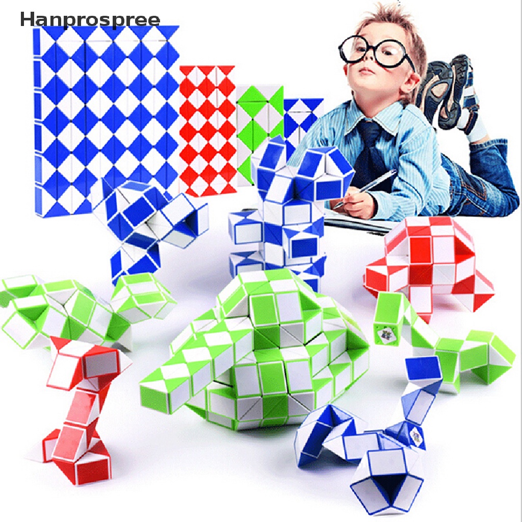 Hanprospree > 1 Bộ Đồ Chơi Xếp Hình Rắn Ma Thuật 3d Mát Mẻ Phổ Biến Cho Trẻ Em