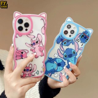 Ốp Điện Thoại Silicon Mềm Chống Rơi Hình Stitch Cho iPhone 14 14 Pro 13 Pro 12 11 Pro X XR XS Max 7 + 8 + 6s Plus SE 2020