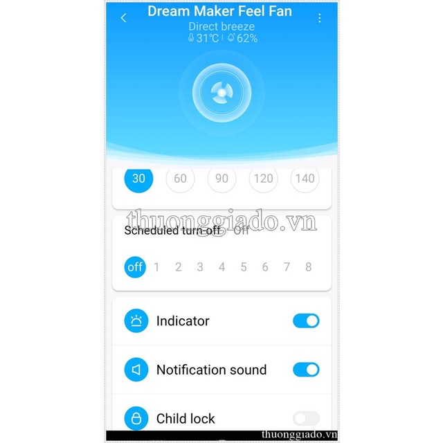 Quạt đứng thông minh Dream Maker Feel Fan DM-FAN01-T Bản Quốc Tế