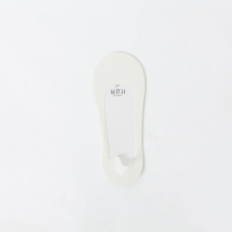 Set 5 Đôi Vớ Thuyền Bằng Lụa silicone Chống Trượt Dành Cho Nữ