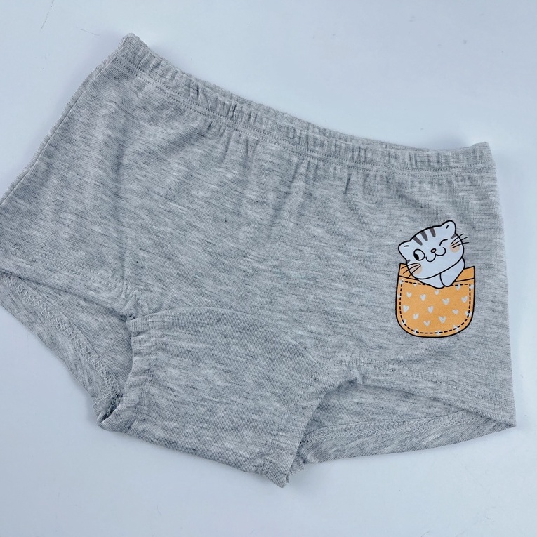 Set 3 quần chip đùi bé gái, chip sợi gỗ sồi mềm mại, thoáng mát, made in Vietnam