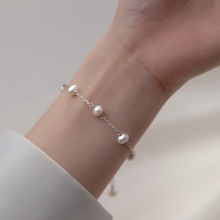 Lắc tay bạc H.A.S đính ngọc 15-17cm (SẢN PHẨM KHÔNG BẢO HÀNH)