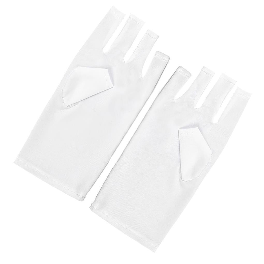 1 Đôi Găng Tay Mềm Mại Thoáng Khí Chống Nắng Bảo Vệ Tay Khi Làm Móng