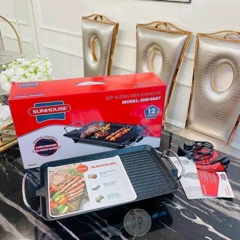 Bếp nướng điện SUNHOUSE SHD4607, Bếp nướng Sunhouse SHD4607 tốc độ nướng nhanh, tiết kiệm điện năng.