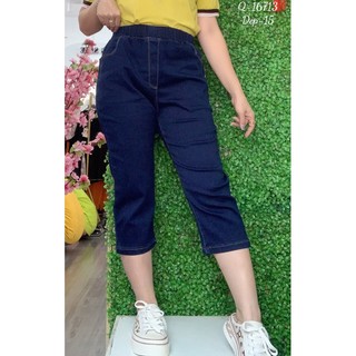 Quần Jean lửng BIGSIZE trơn 16713