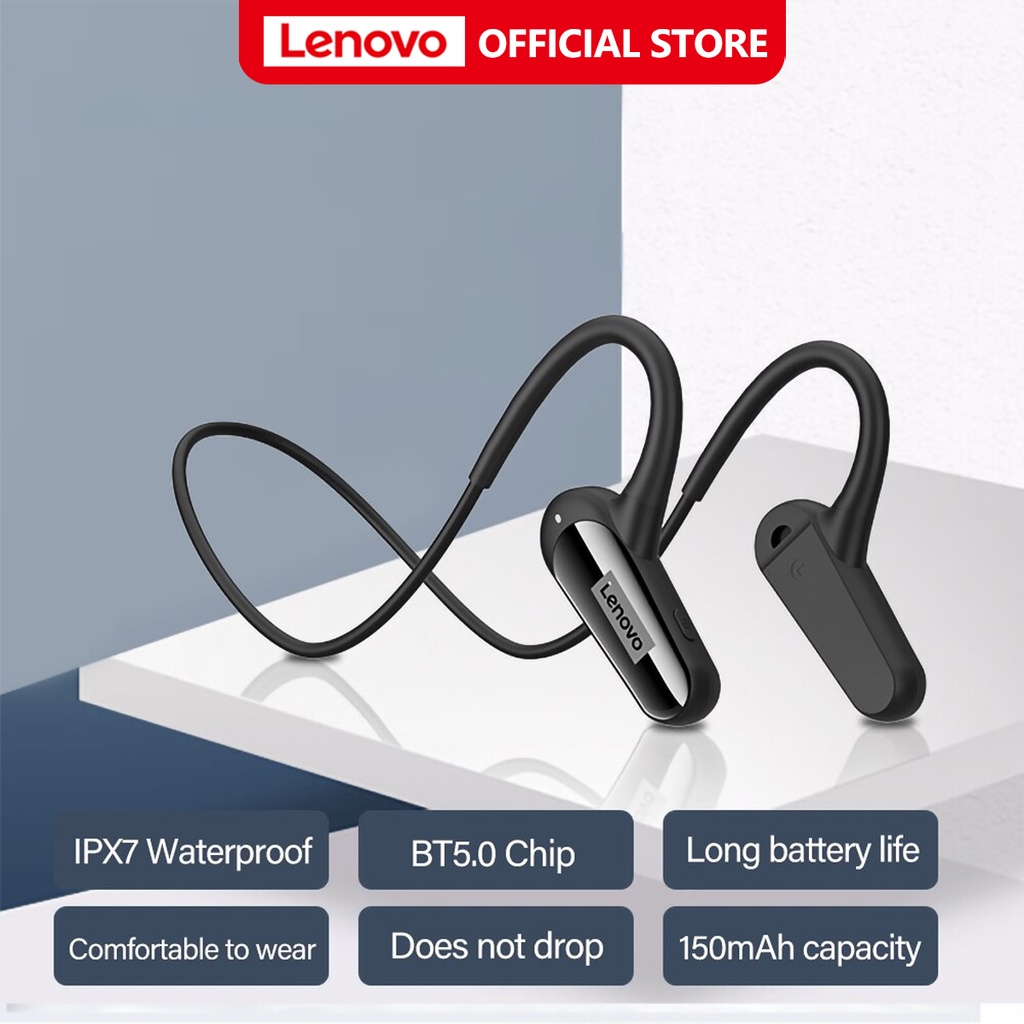 Tai nghe bluetooth Lenovo XE06 không dây ABS IPX7 chống thấm nước có vòng đeo cổ TWS