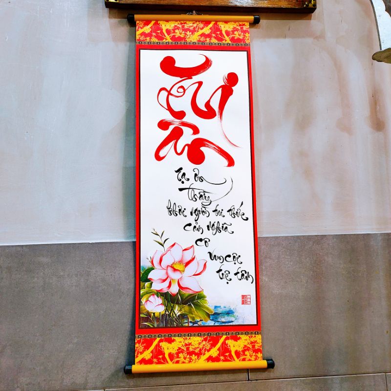 Tranh thư pháp đẹp quà tặng Thầy cô 20.11 tri ân ngày nhà giáo ý nghĩa