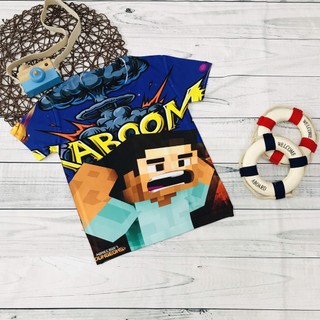 Áo thun Minecraft cho bé trai