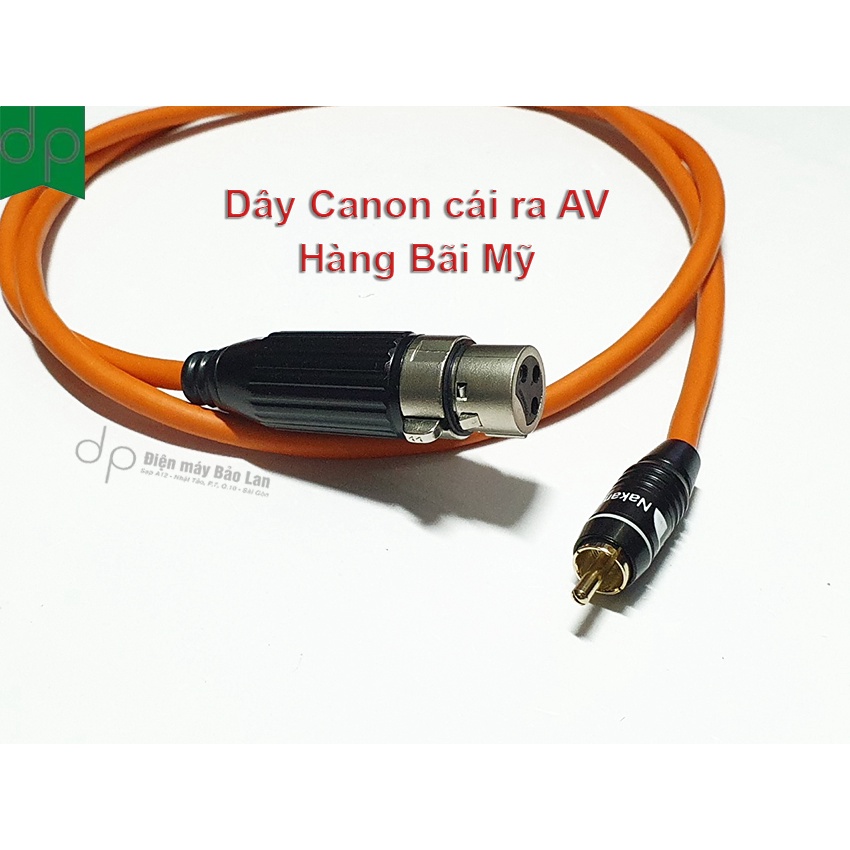 Dây Canon cái ra Av, Dây Canon cái ra bông sen  Chống nhiễu cao cấp - Hàng Bãi Mỹ