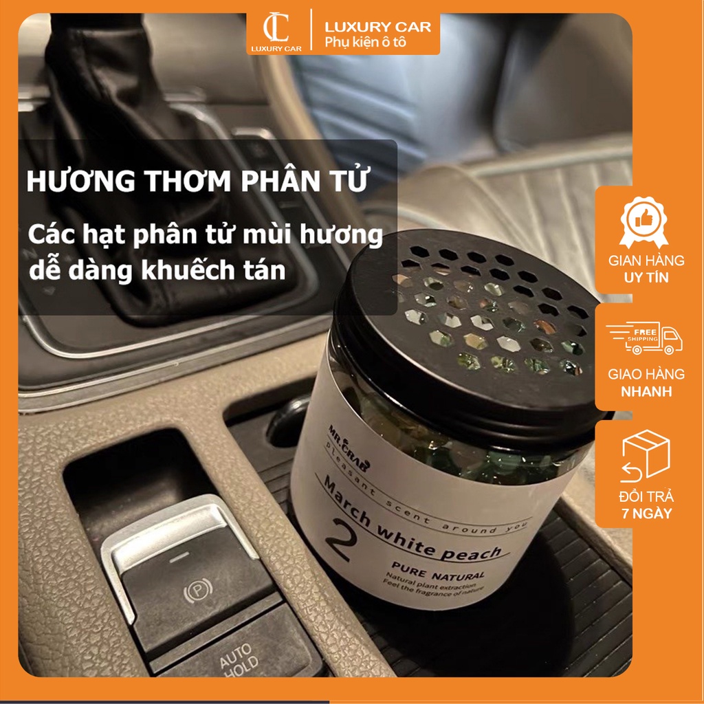 Sáp thơm ô tô dạng hạt khử mùi quần áo, phòng ngủ, trang trí xe hơi sang trọng nước hoa khử mùi thơm mát 039