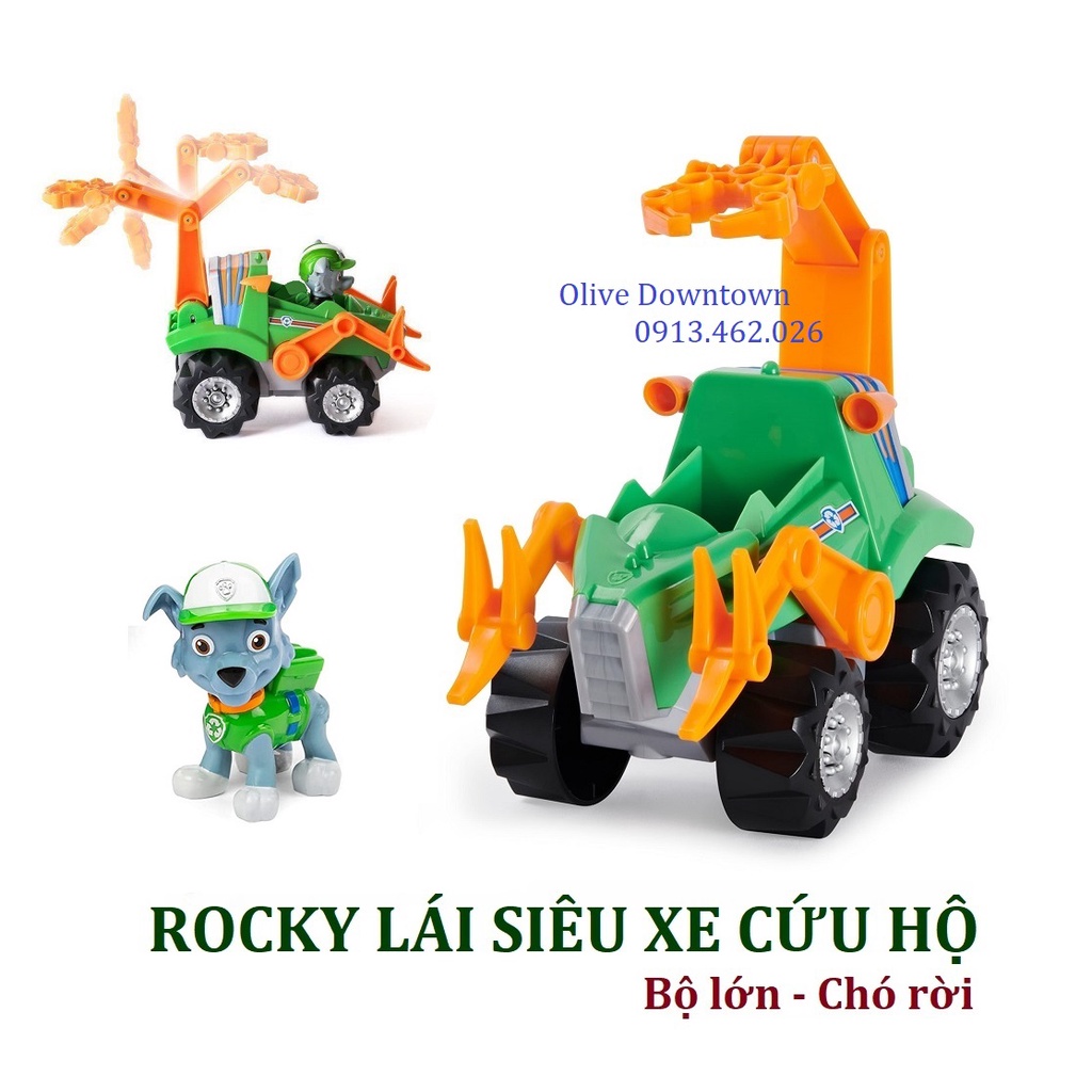 BỘ LỚN - Chó ROCKY lái xe siêu tốc chạy trớn - Những chú chó cứu hộ Paw Patrol