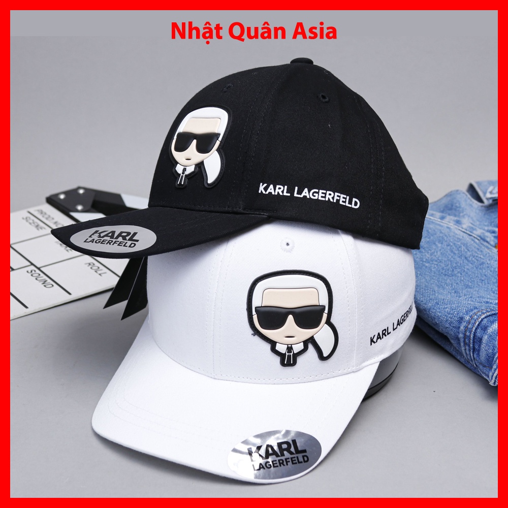 Nón lưỡi trai Karl Lagerfeld logo lệch bên - Nhật Quân Asia nhatquanasia capman