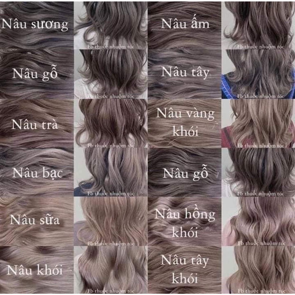 [ Giá sỉ ] Nhuộm màu Hàn Quốc đủ mã màu chưa kèm oxy