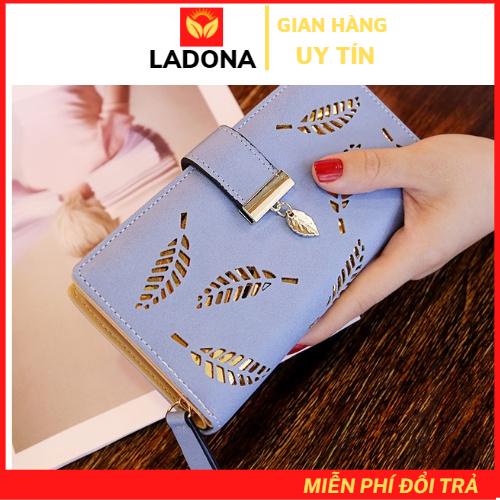 Ví nữ cầm tay đẹp giá rẻ thời trang cao cấp nhiều ngăn đựng tiền LADONA VD2